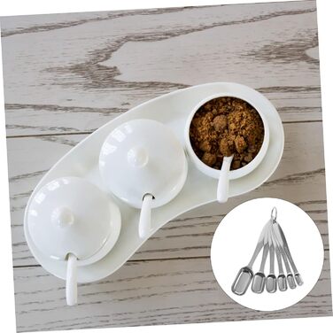 3-Piece Spoon Set Espresso Tools Ingredients Measuring Spoons Coffee Tools Liquid Measuring Cup Stainless Steel Measuring Cup Tablespoon Measuring Spoons Professional Tools Stainless Steel