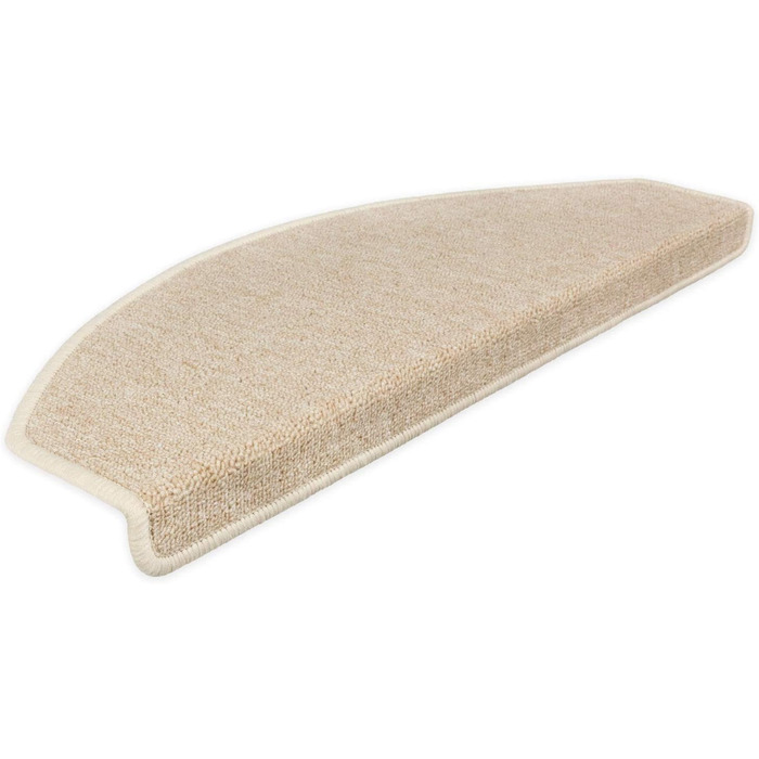 Kettelservice-Metzker Rambo Step Mats, Beige Half-Round, 15-Piece Value Set
