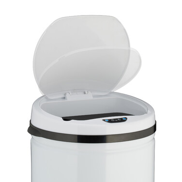 Relaxdays Sensor Trash Can 50l white