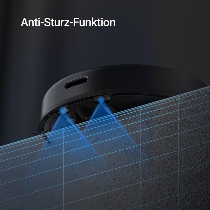 Робот-пилосос Dreame D9 Max з лазерною навігацією, 4000Pa, функція вологого прибирання, 150 хв роботи, сумісність з App/Alexa, розпізнавання килима, чорний