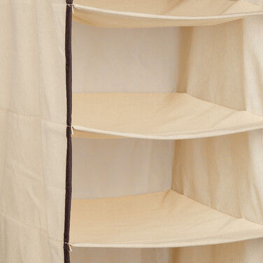 Relaxdays Hanging Shelf Closet Organizer with 6 Compartments
