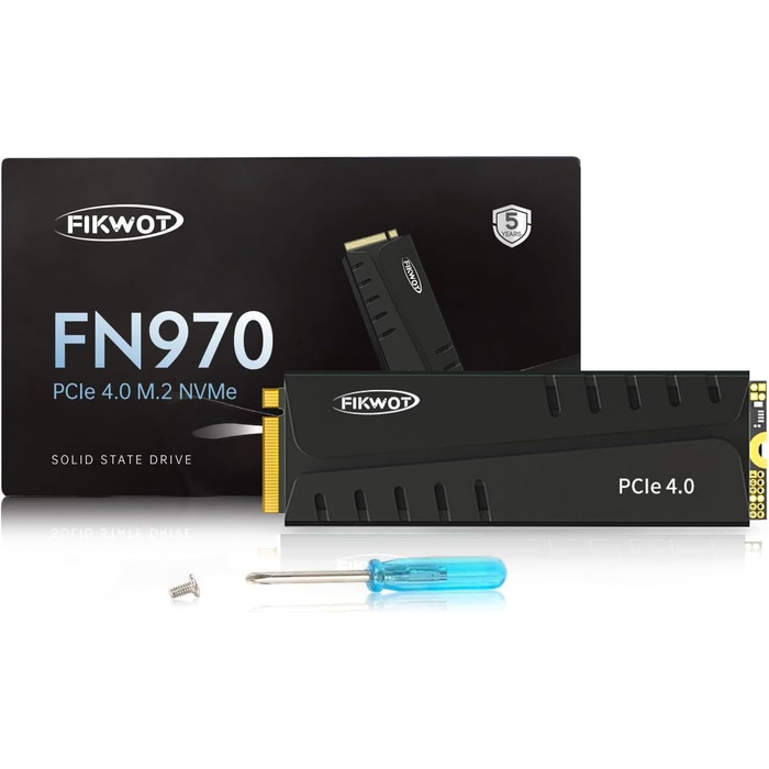 SSD накопичувач PCIe Gen4 4TB, M.2, до 7350 МБ/с, Graphene охолодження, для ноутбуків та ПК