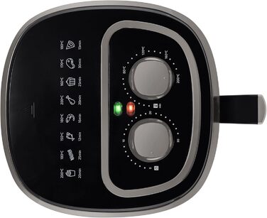 Фритюрниця Ufesa Twist з гарячим повітрям, 2л, 6 програм, 1200W, таймер, 80-200°C, BPA Free, антипригарне покриття, Cool-Touch, білий, ексклюзив Amazon