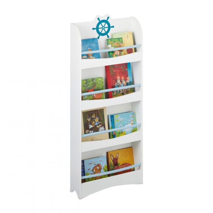 Relaxdays Nautical Bookshelf for Children