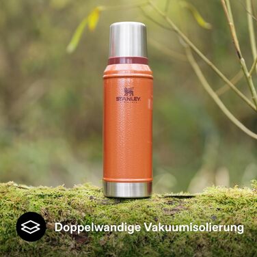 Термос Stanley Classic Legendary 750 мл, зелений (Hammertone Clay), нержавіюча сталь, BPA-Free, для гарячих та холодних напоїв