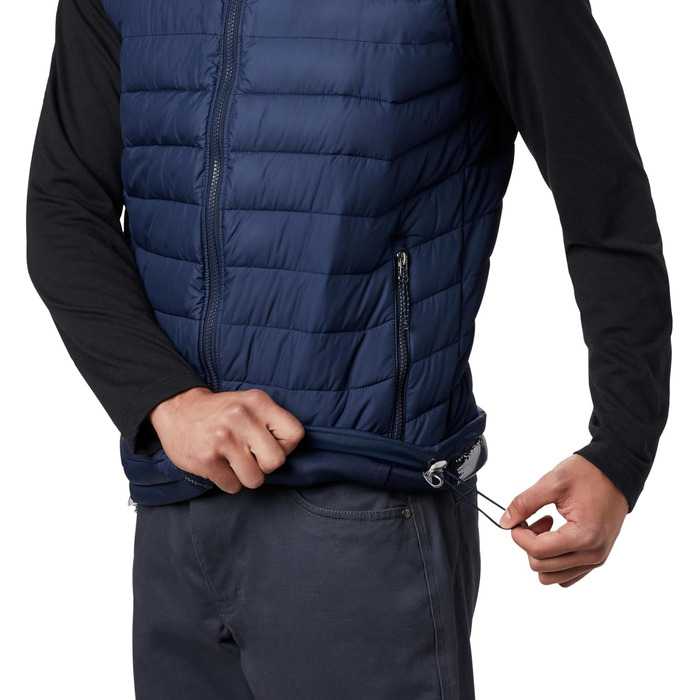 Жилет чоловічий Columbia Powder Lite Vest, пуховик без рукавів, M, Collegiate Navy