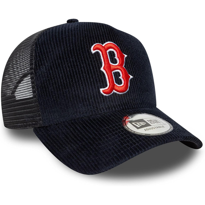 Кепка New Era MLB Trucker з регулюванням, бейсболка Snapback з сіткою, логотип команди (Boston Red Sox #38331)