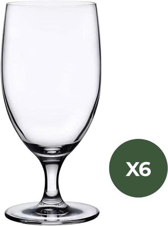 Набір келихів для пива NORDIC SCHILLER Luxus 6 шт, 400 мл, без свинцю - келихи для крафтового пива, IPA, бельгійського пива