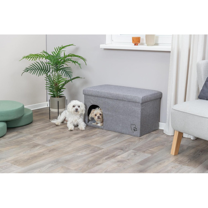 Будиночок для котів TRIXIE Kimy, сірий, 72 x 40 x 40 см