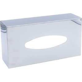 Ridder Classic Paper Towel Box, Stainless Steel, Chrome-Polished, approx. 26 x 13.5 x 7.8 cm