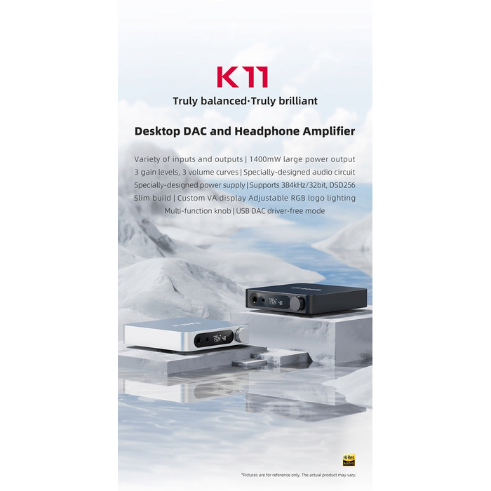 Портативний підсилювач для навушників FiiO K11