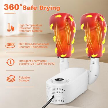 Електричний сушильник для рукавичок Boxhandschuh Trockner з таймером, швидким сушінням та антибактеріальним ефектом