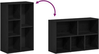 VidaXL Artisan Oak Bookshelf - 50x25x80 cm