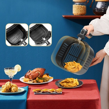 Аерофритюрниця Aigostar Cube Smart 1900 Вт, 7 л