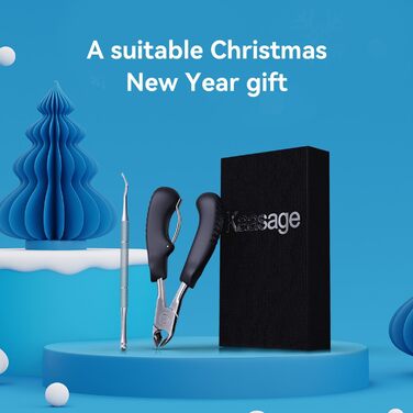 Кусачки для нігтів Kaasage Podologen для товстих нігтів з хірургічної сталі, професійні для манікюру чоловікам, жінкам та літнім людям