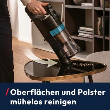 Бездротовий пилосос Hoover HF1 Plus з Anti-Hair Wrap, паркуванням та LED-підсвіткою, HEPA-фільтр 6-рівнів, для алергіків, час роботи 45 хв (для килима та твердих поверхонь)