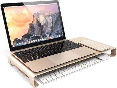 Алюмінієва підставка для iMac, MacBook, ноутбука та ПК, золота