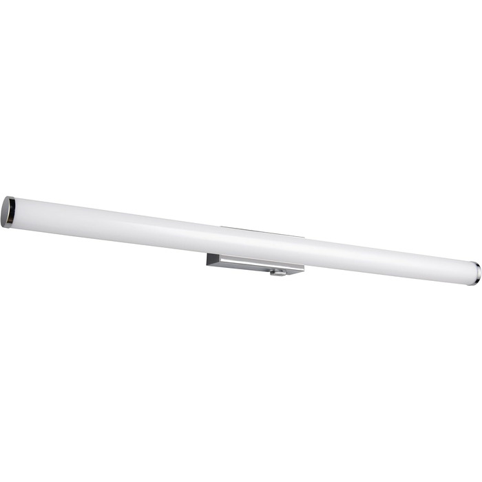 Trio Leuchten LED Bathroom Wall Light Mattimo 283274106, Metal Chrome, White Plastic, 4.3 Watt LED (Width 80cm)