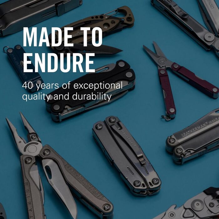 Leatherman Signal Multi-Tool - 19 Tools for Camping, Survival & Outdoor Activities - Light Blue with Nylon Sheath