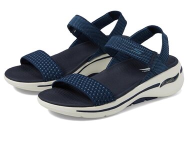 Сандалії Skechers Go Walk Arch Fit Polished Navy 37 EU - жіночі текстильні для комфорту