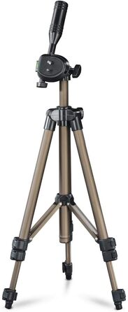 Легкий штатив-трипод Hama Star 05 106-3D з 3-позиційною головкою, регульована висота 36-106 см, колір шампань