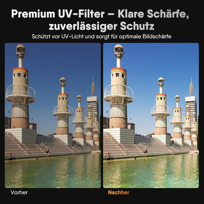 Захисний UV-фільтр Rollei Premium 77 мм для об'єктивів камери, багатошарове покриття, світлопропускання 99%