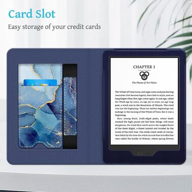 Чохол Fintie для Kindle 11 (2024/2022) з підставкою, петлею та авто-sleep/wake, Ozean Marmor
