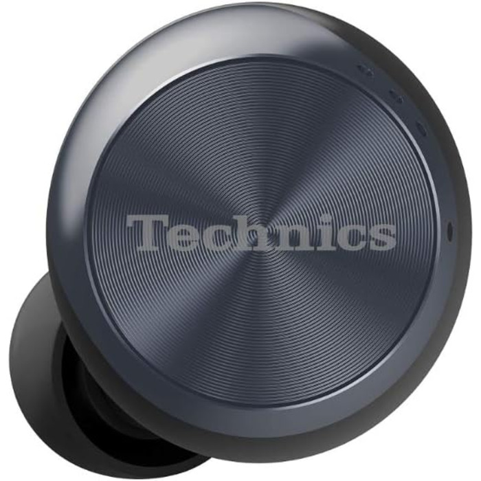 Навушники бездротові Technics EAH-AZ70WE-S чорні, з шумозаглушенням та голосовим керуванням, преміум класу