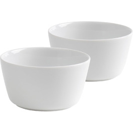 KAHLA 1UC268A9001UC BBQ Bowl Set 2-Piece | White Porcelain Bowl Set