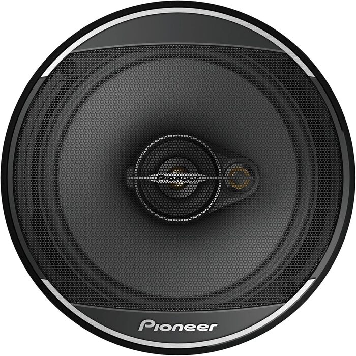 Автомобільна коаксіальна акустика Pioneer TS-A1671F 16,5 см, 3-смугові динаміки, комплект 2 шт (320 Вт макс., 70 Вт RMS), потужний звук, високий ККД, глибина встановлення 48 мм, виріз 144 мм, з ґратами