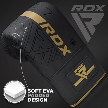 Боксерські рукавички RDX Maya Hide для кікбоксингу, муай-тай, спарингу та ММА. Якісне шкіряне покриття, ідеальні для тренувань та боксерського мішка.