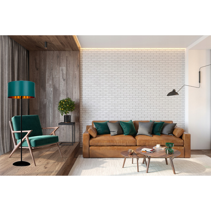 Підлогова лампа Light Prosta E27 60 Вт, чорний з жовтим