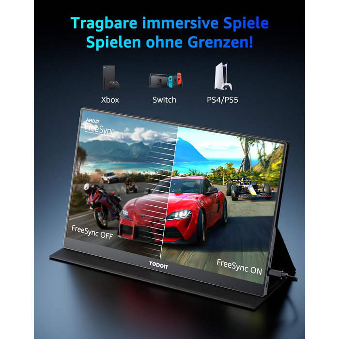 Портативний монітор Yodoit 15.6