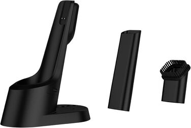 Ручний пилосос Rowenta X-Touch AC9736 бездротовий, чорний: компактний, легкий (0.6 кг), з насадкою для щілин та малою щіткою, потужний цифровий мотор, станція зарядки