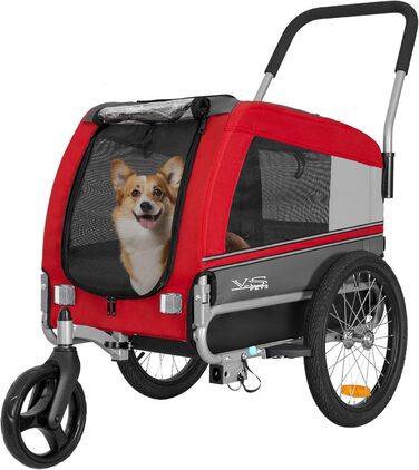 Універсальний візок для собак Tiggo VS Pets Medium: 2в1 (велосипедний, буксирний)