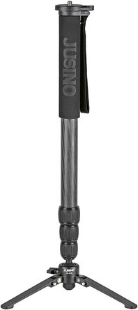 Монопод JUSINO Karbon з регульованою висотою до 170 см та стійким столиком, вантажопідйомність 12 кг (VM-324C)