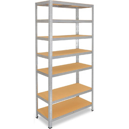 Shelfplaza® Heavy-Duty Metal Shelving Unit