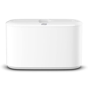 Tork Xpress Tabletop Dispenser for Multifold Paper Towels 552200, Elevation Design - H2 Table Paper Towel Dispenser for Folded Towels, single sheet dispensing, compact design, white, 21.8 x 32.3 x 11.6 cm