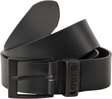 Чоловічий та жіночий ремінь Levi's Ashland Metal, чорний (1 шт.)