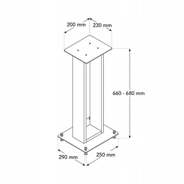 Стійки для акустичних систем Norstone ALVA Plus, горіх (пара)