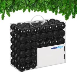 Relaxdays Set of 100 Christmas Baubles