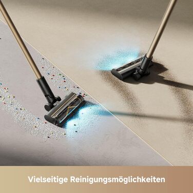 Mova S5 Sense: Бездротовий акумуляторний пилосос з тривалою роботою до 97 хвилин, для килимів, твердих підлог та шерсті тварин. Тиха, самостійна, з антизаплутуванням.