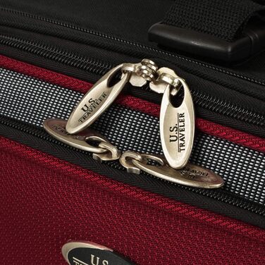 Набір валіз U.S. Traveler New Yorker (4 шт.) - червоний, легкий, розширюваний