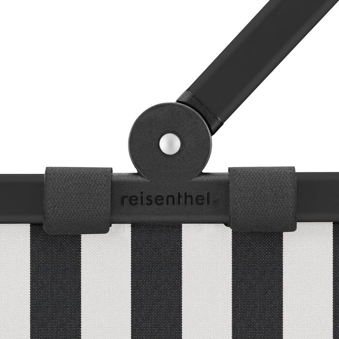Сумка-шопер Reisenthel Carry Bag – чорний (Summerstripes Black) з великим об'ємом та зручною внутрішньою кишенею