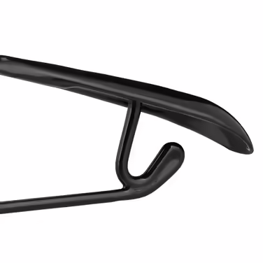 Relaxdays 10-Piece Black Suit Hangers, Non-Slip