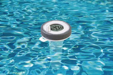 infactory Pool Thermometer: Digital Pond & Pool Thermometer, Radio Receiver, Color LCD, IP67 (Pool Radio Thermometer, Radio Pool Thermometer, Temperature Sensor)
