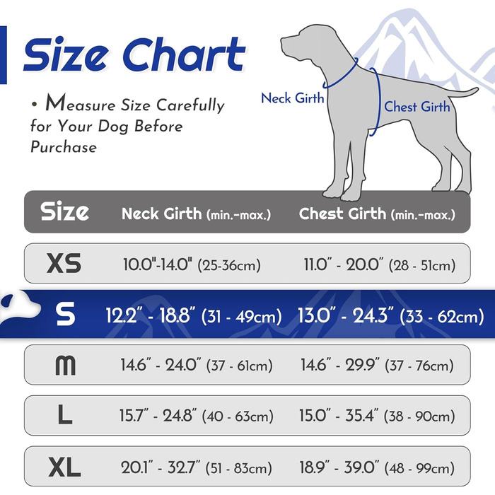 Шлейка для собак Eagloo великих порід, антинатяжна, з світловідбиваючими смугами, регульована, для Лабрадора, розмір L (1 шт., синій & помаранчевий)