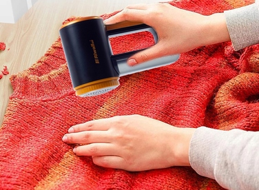 Потужна машинка для видалення ковтунів RIWALL ROK-01 — велика голярка для одягу, светрів та оббивки диванів