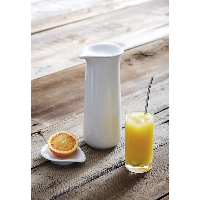 KAHLA 397758A90039C Five Senses Carafe 1.0 l | White pot 1000 ml made of porcelain