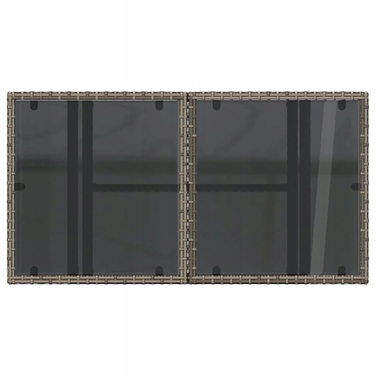 Прямокутний стіл з техноротанга VidaXL, 100 x 55 x 73 см
